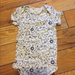 Animal print onesie